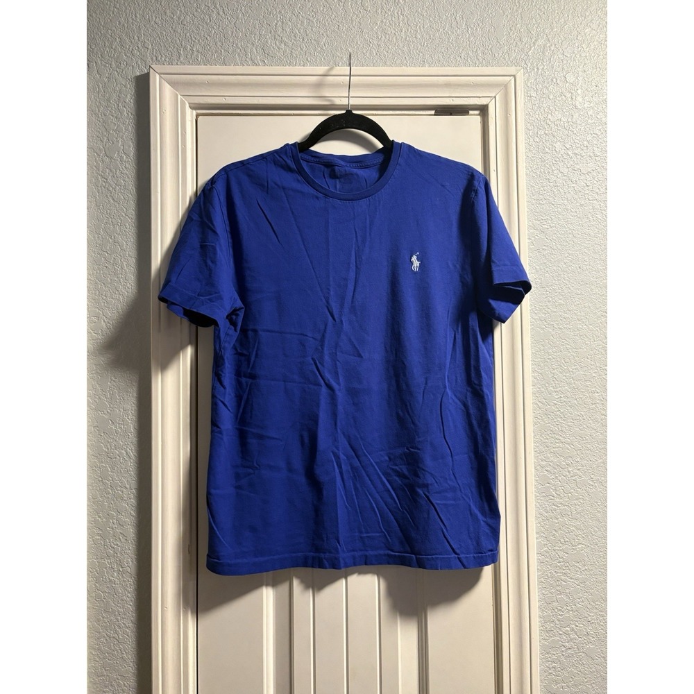 Polo Ralph Lauren T-Shirt Small Blue Crewneck Short Sleeve Cotton Pony Logo